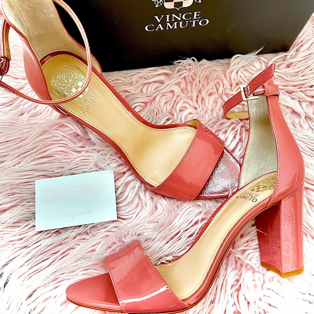 Blush Vince Camuto Chunky Heel.